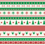 圣诞主题条纹图案设计