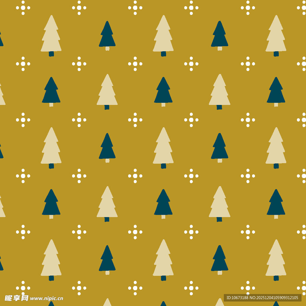 圣诞风树木图案背景