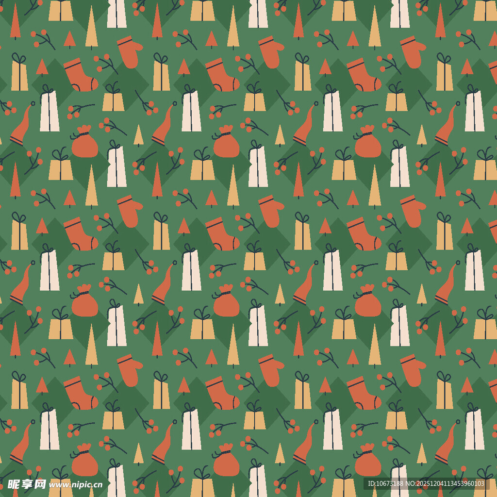 万圣节女巫帽南瓜图案背景