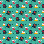 复古麻将图案无缝背景