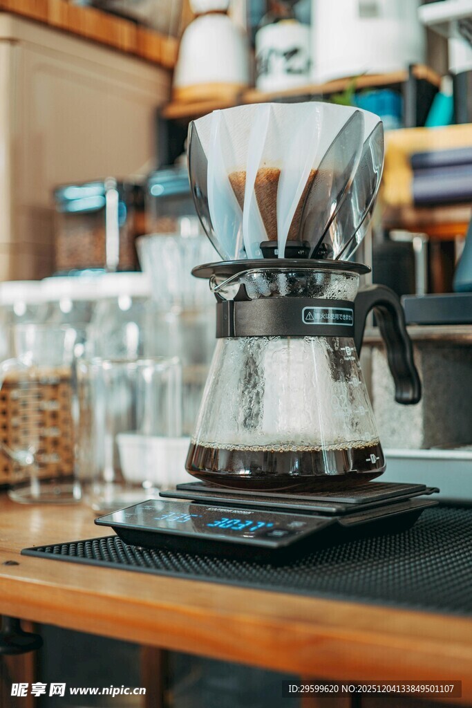 手冲咖啡器具展示