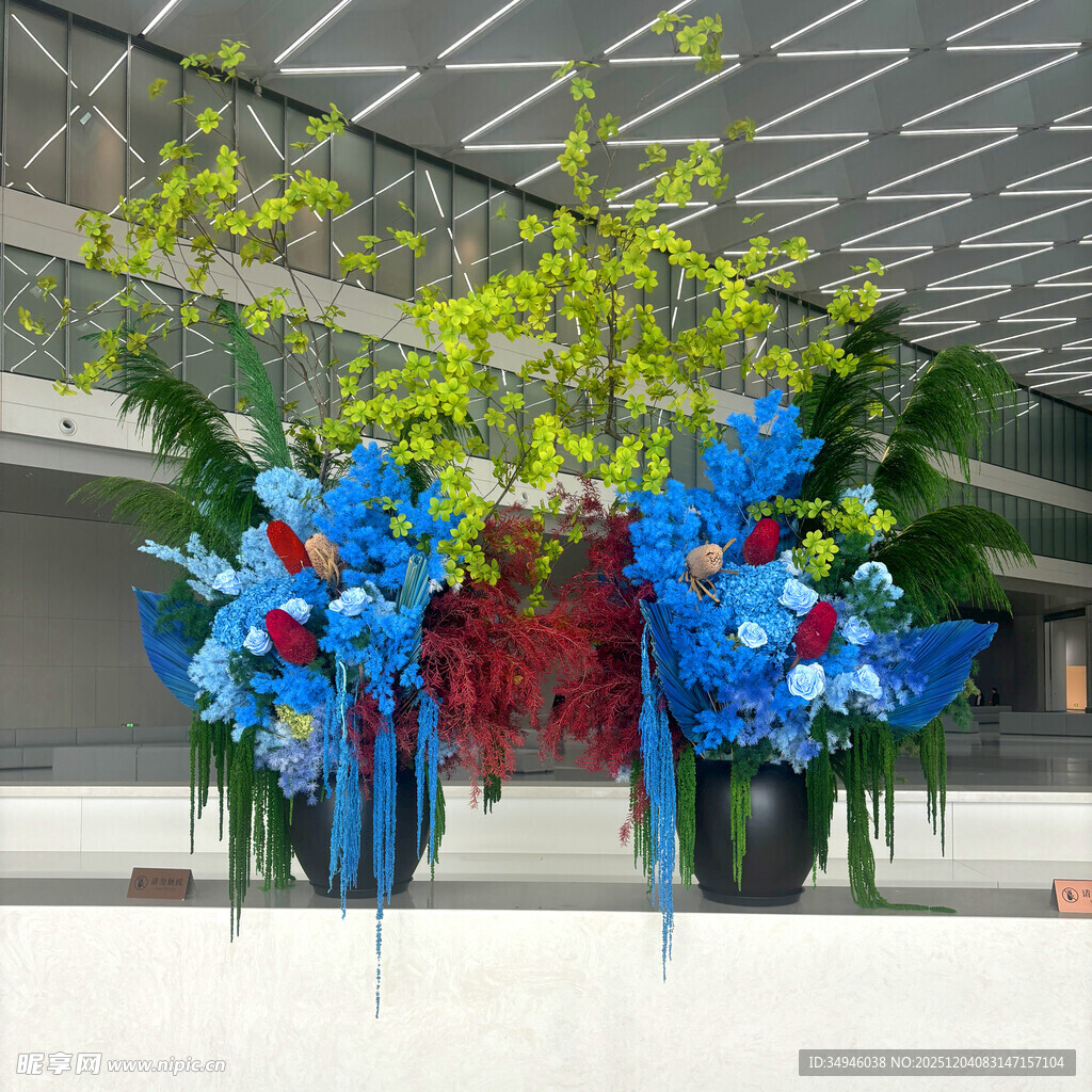 绚丽多彩花卉装饰景观