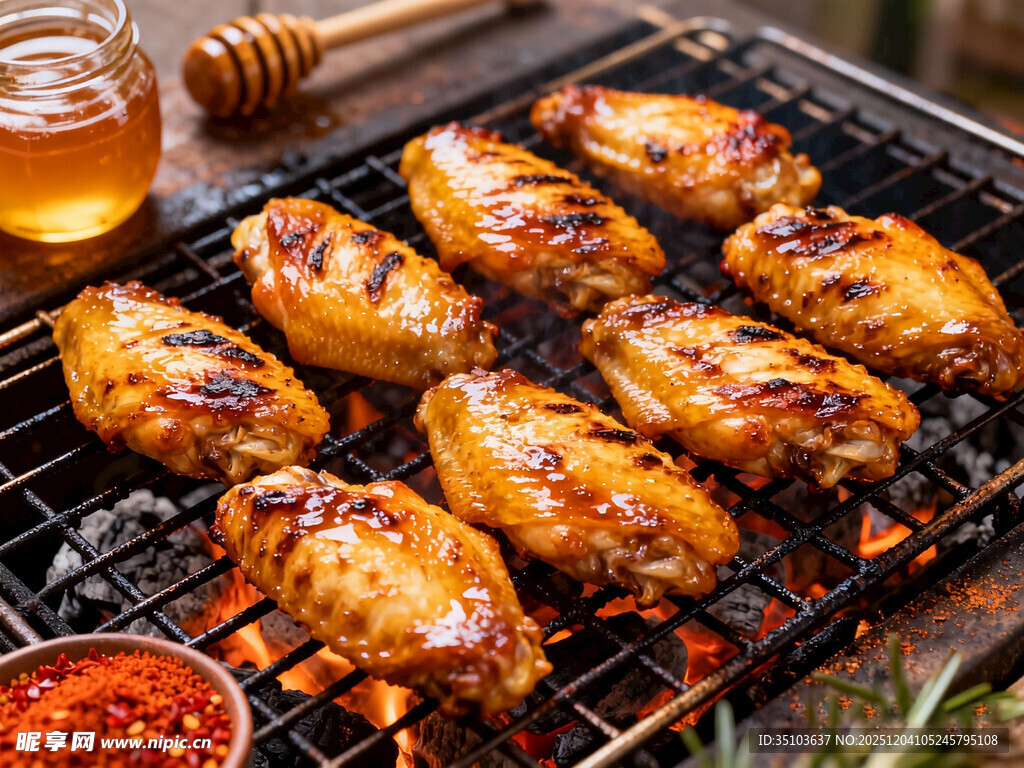 美味烤鸡翅