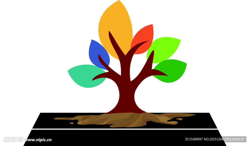 幸福树宣传标牌