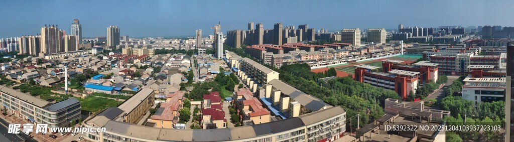 城市全景俯瞰图