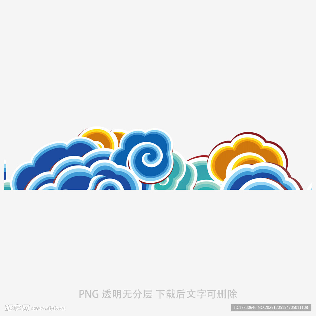 中式古典祥纹边框