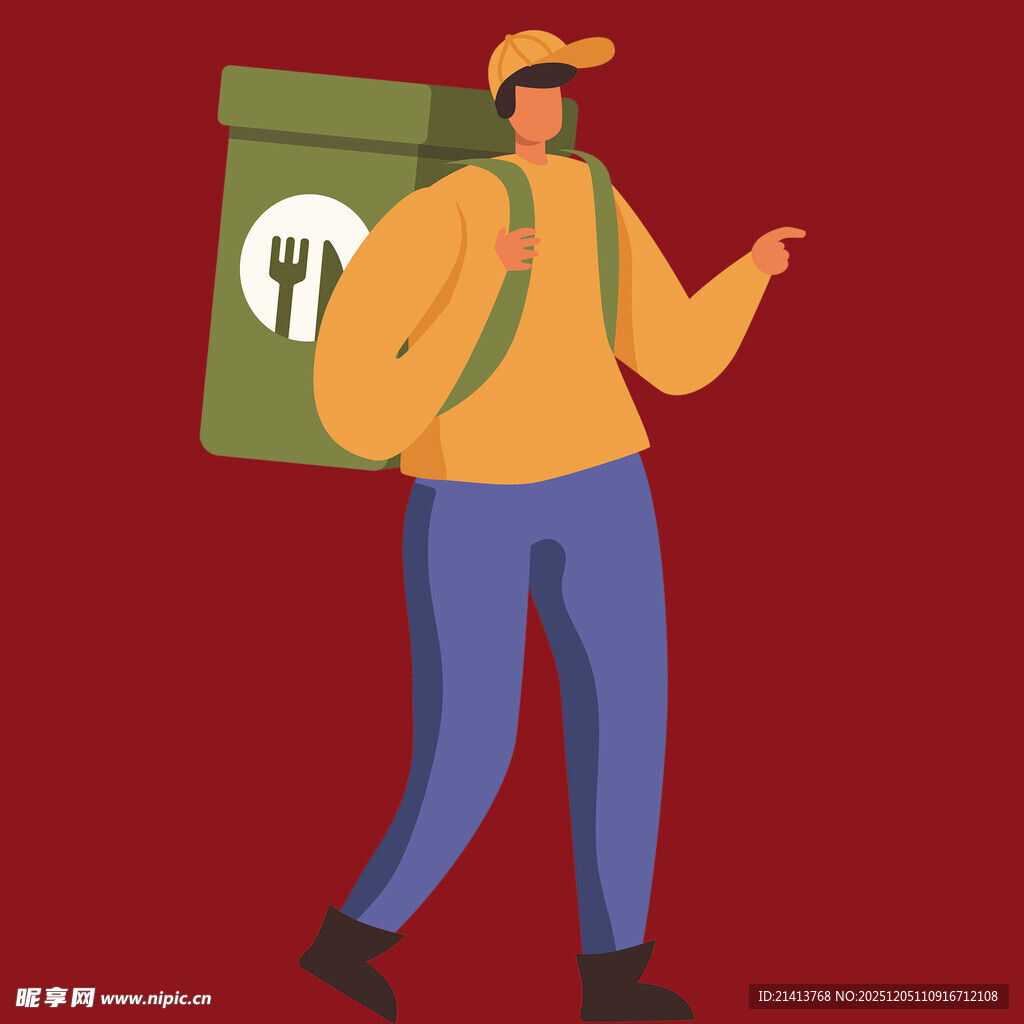 外卖员出行送餐场景