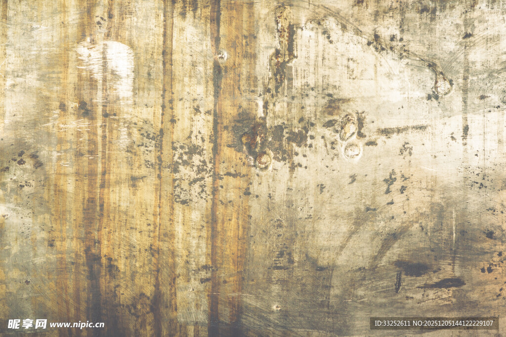 老旧斑驳的木质纹理墙面