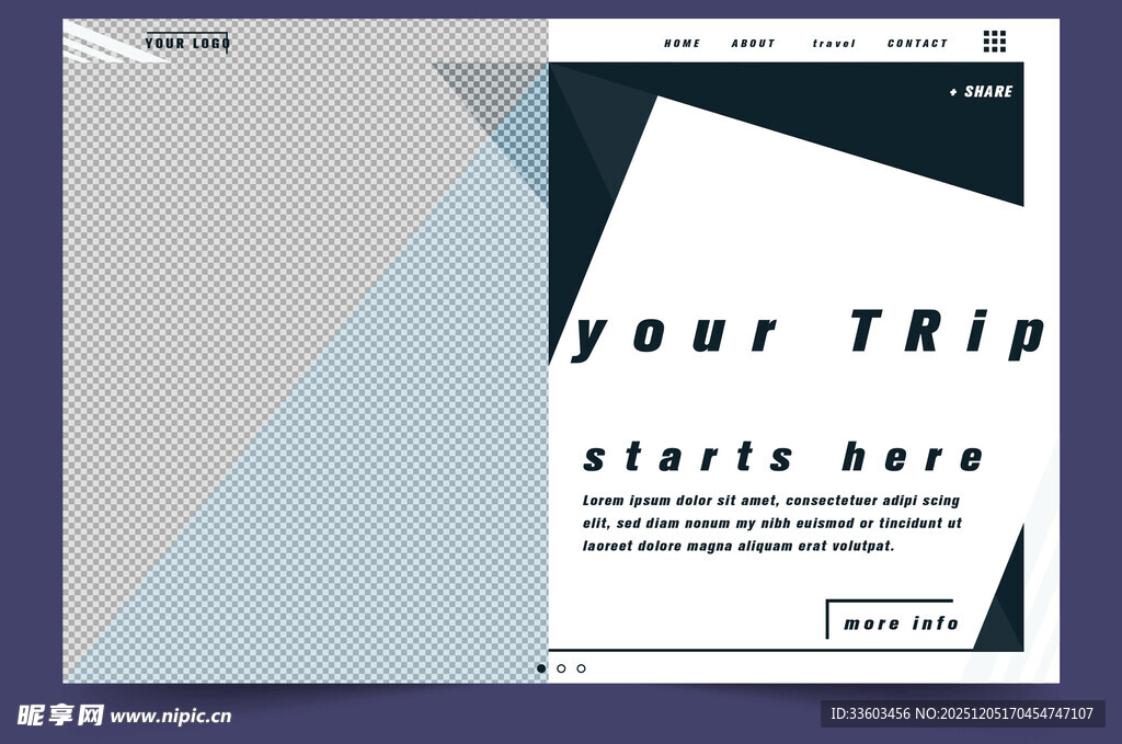 旅行宣传册设计模板