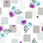 花卉方块图案背景