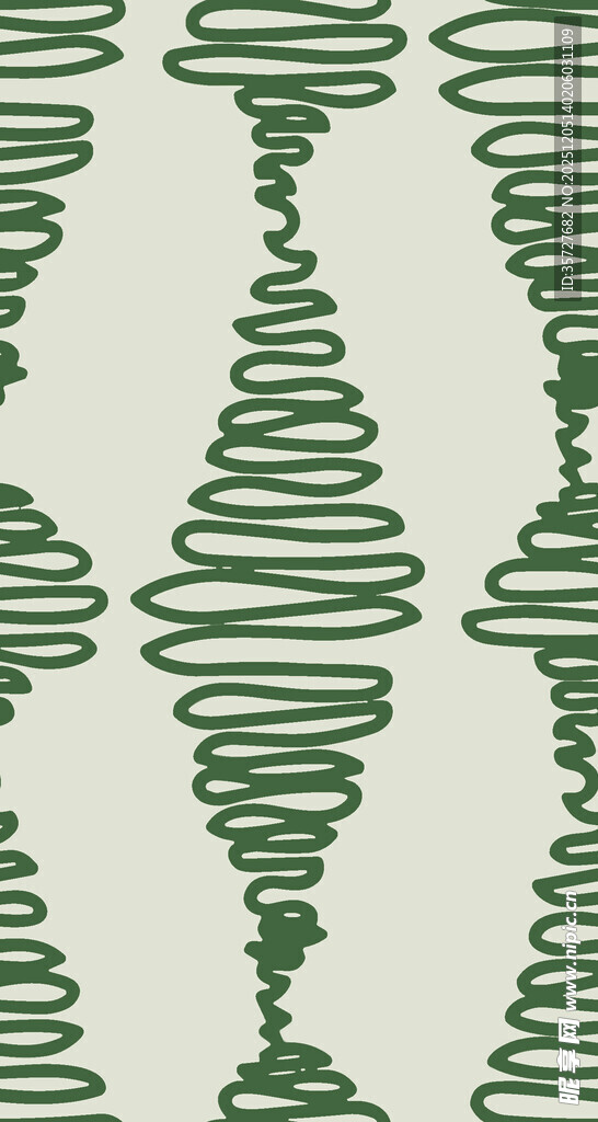 绿色螺旋形图案纹理背景