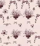 复古花卉藤蔓图案背景