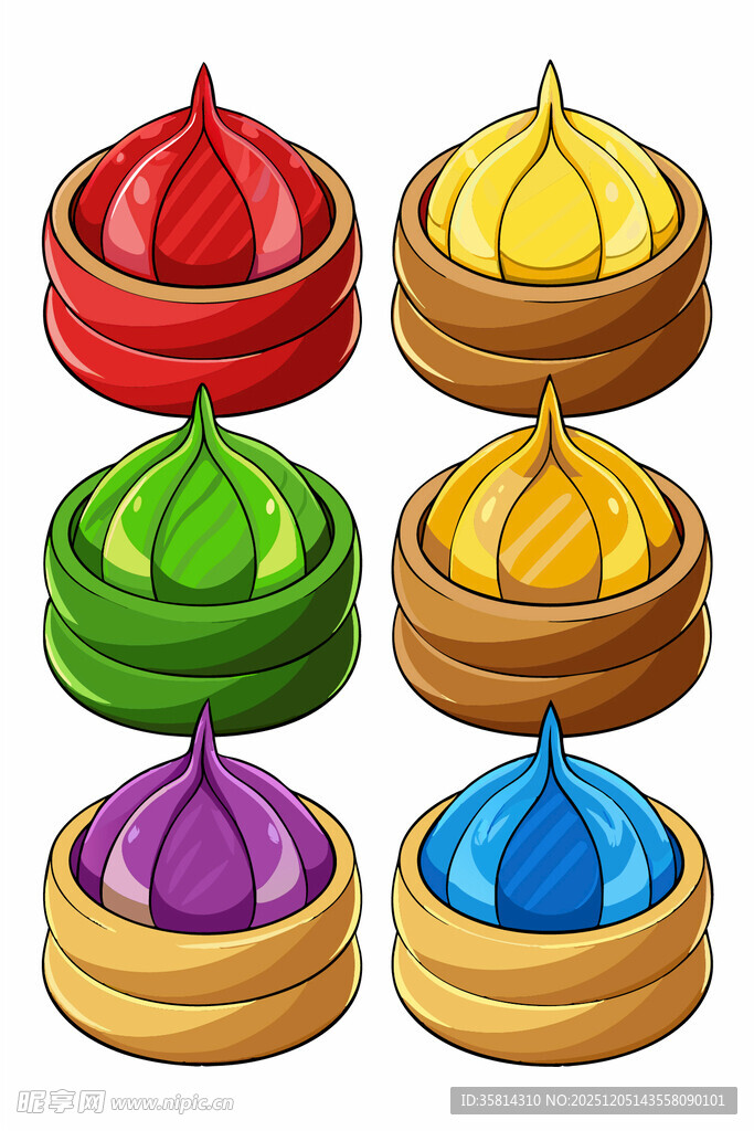 多彩小笼包视觉味觉盛宴