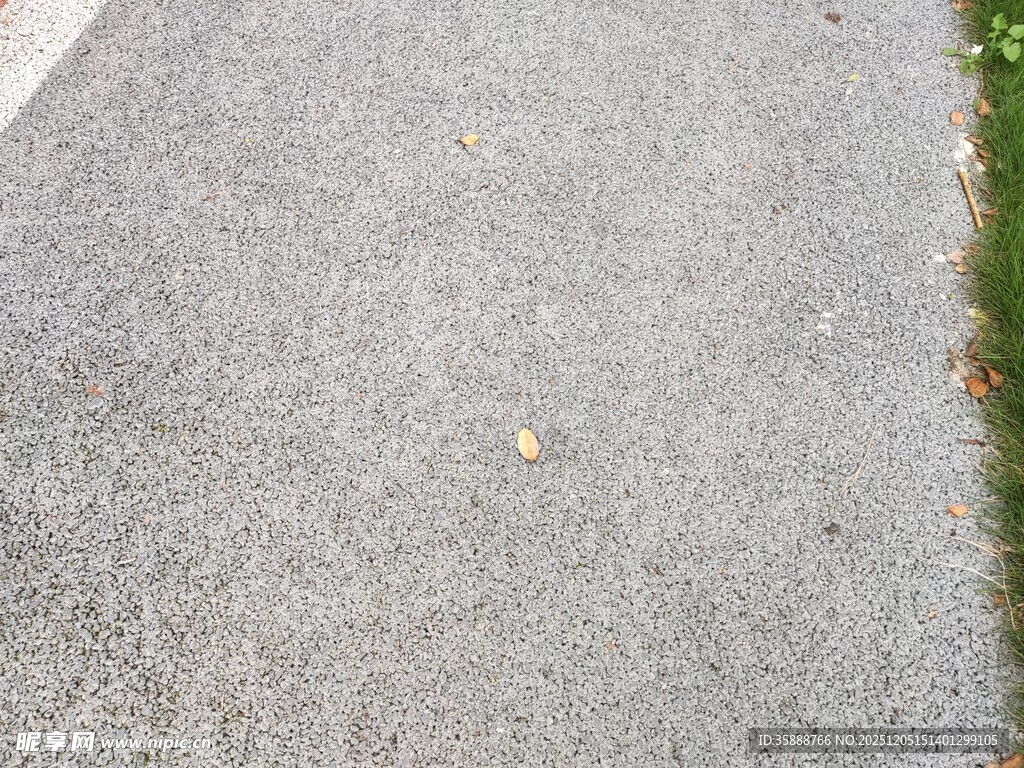 灰色路面局部景象