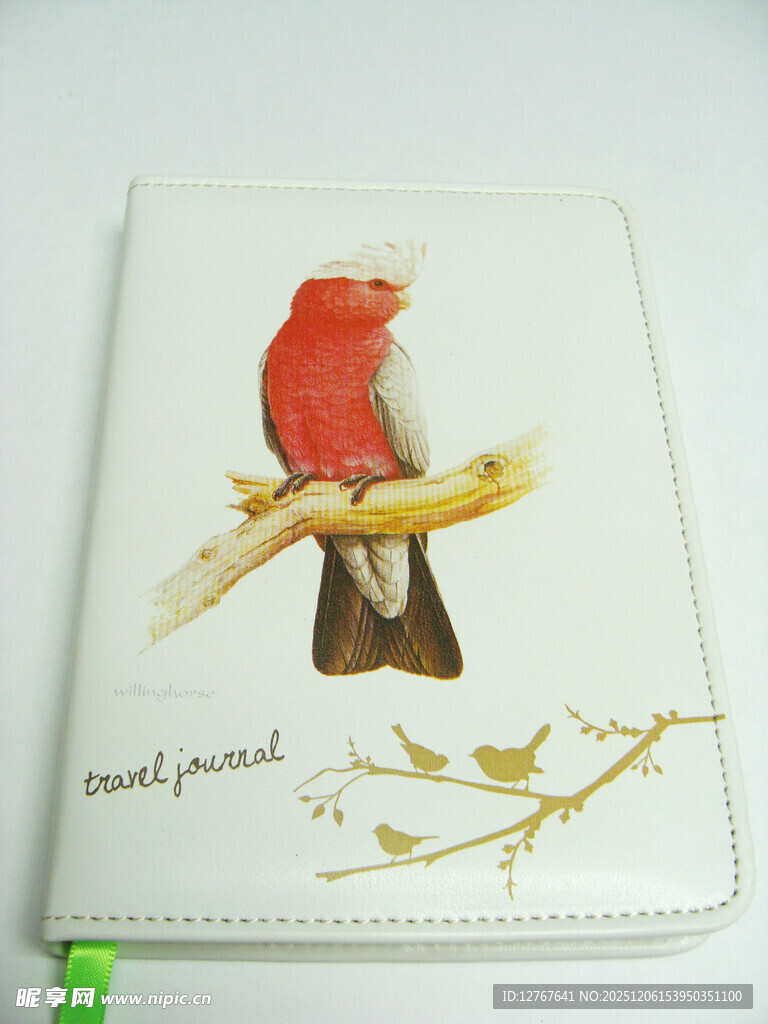 手绘花鸟笔记本封面