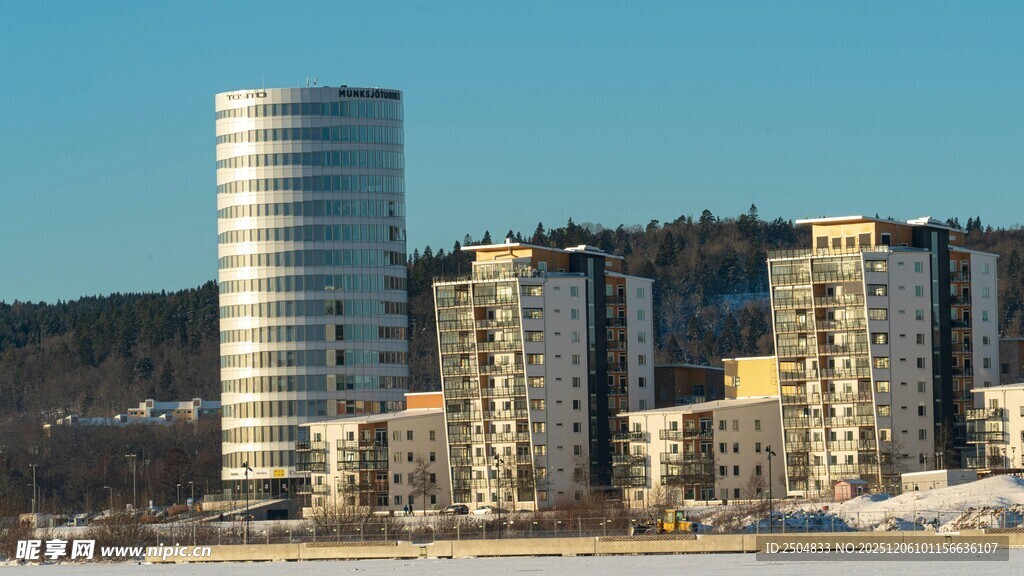 现代城市高楼景观