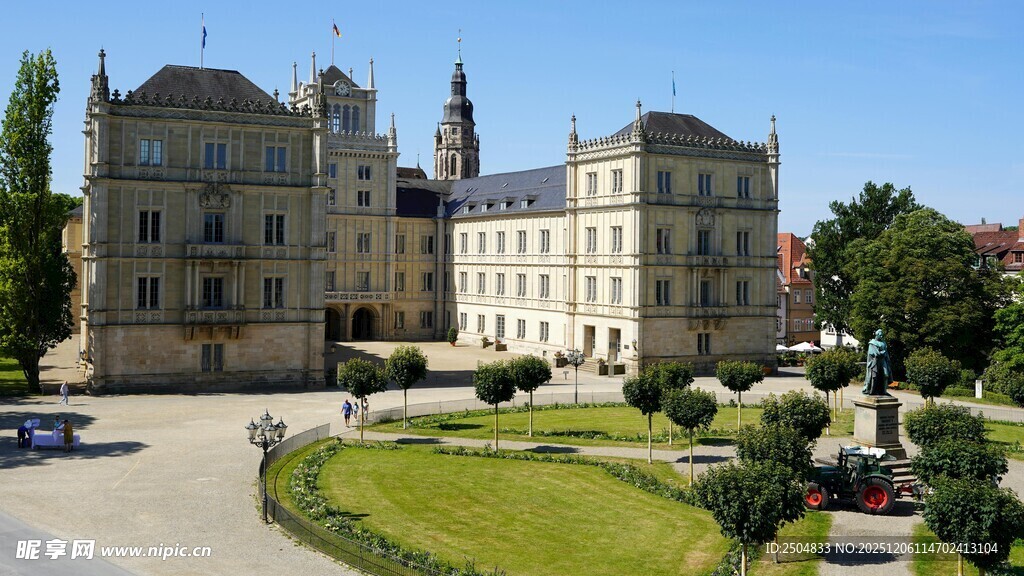 欧式古典城堡建筑景观