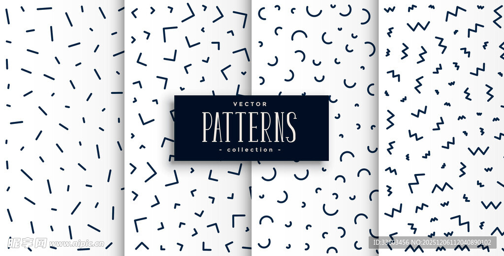 简约几何图案设计素材