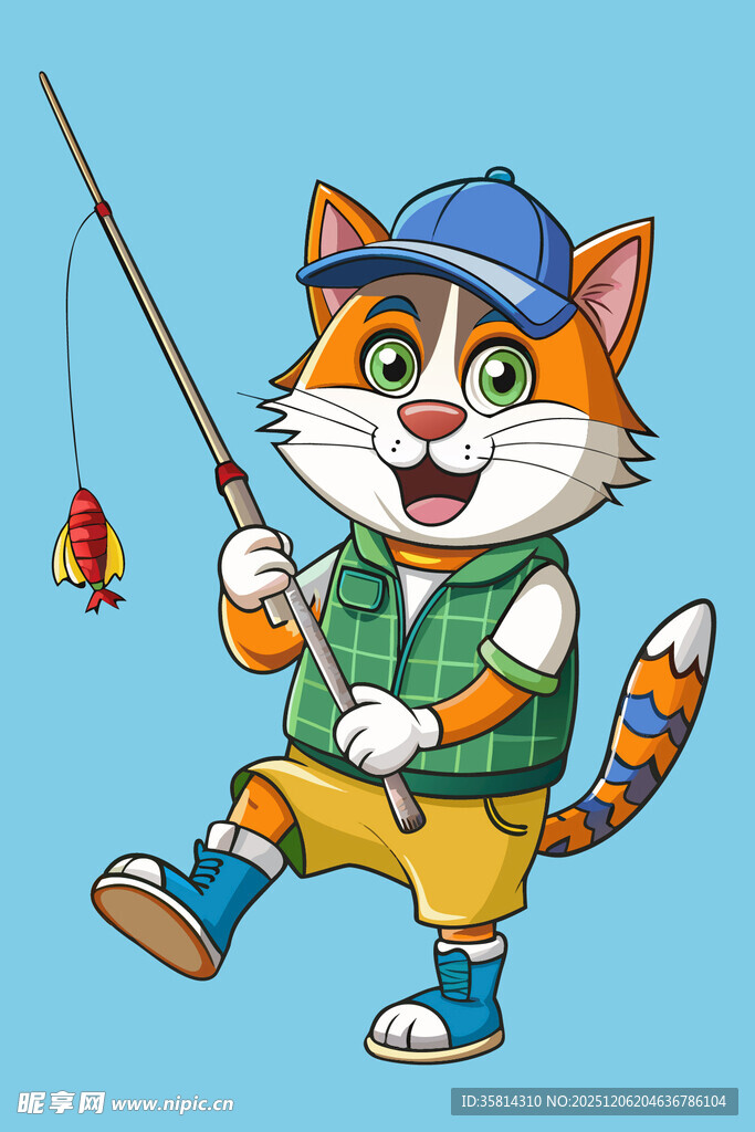 猫咪快乐钓鱼趣