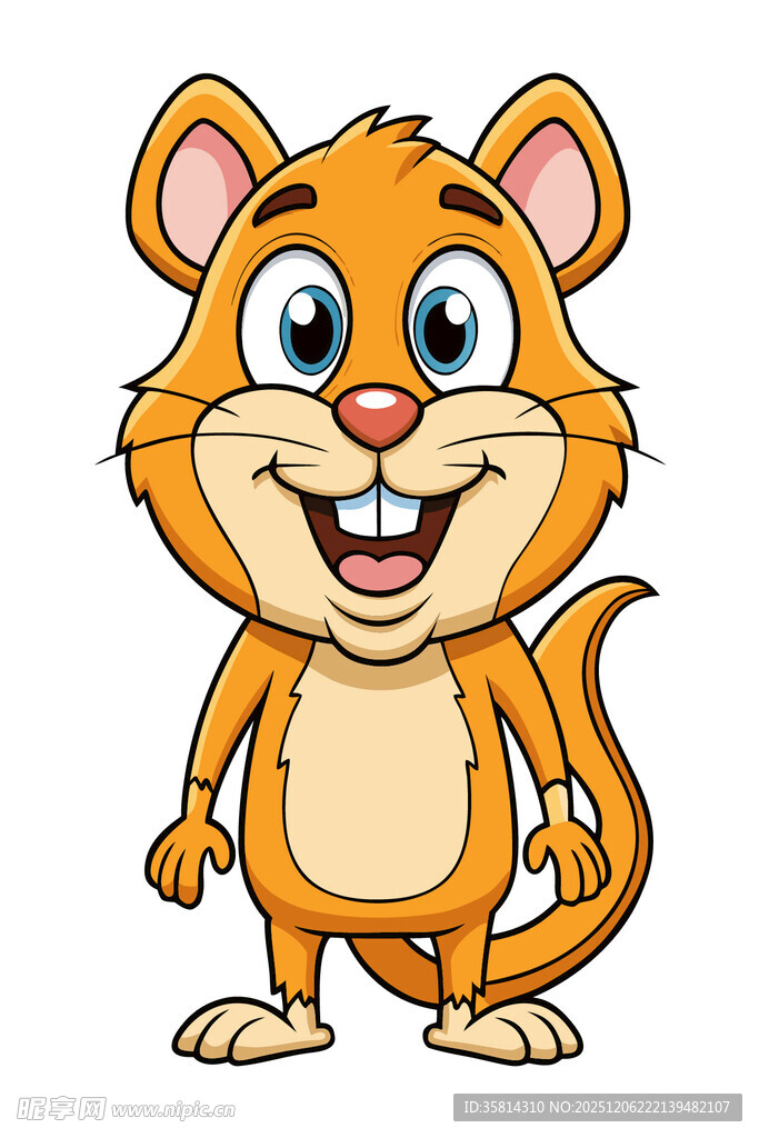 可爱卡通小老虎形象