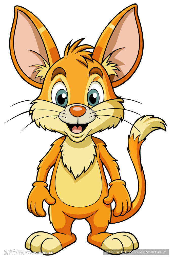 可爱卡通小猫形象