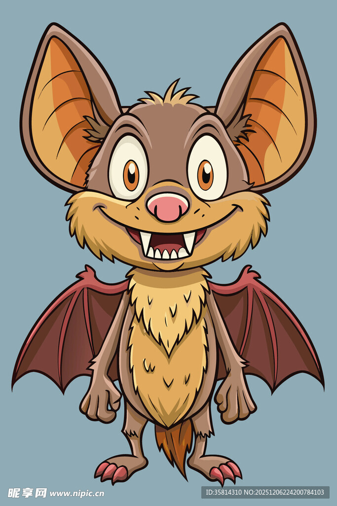 可爱卡通小蝙蝠