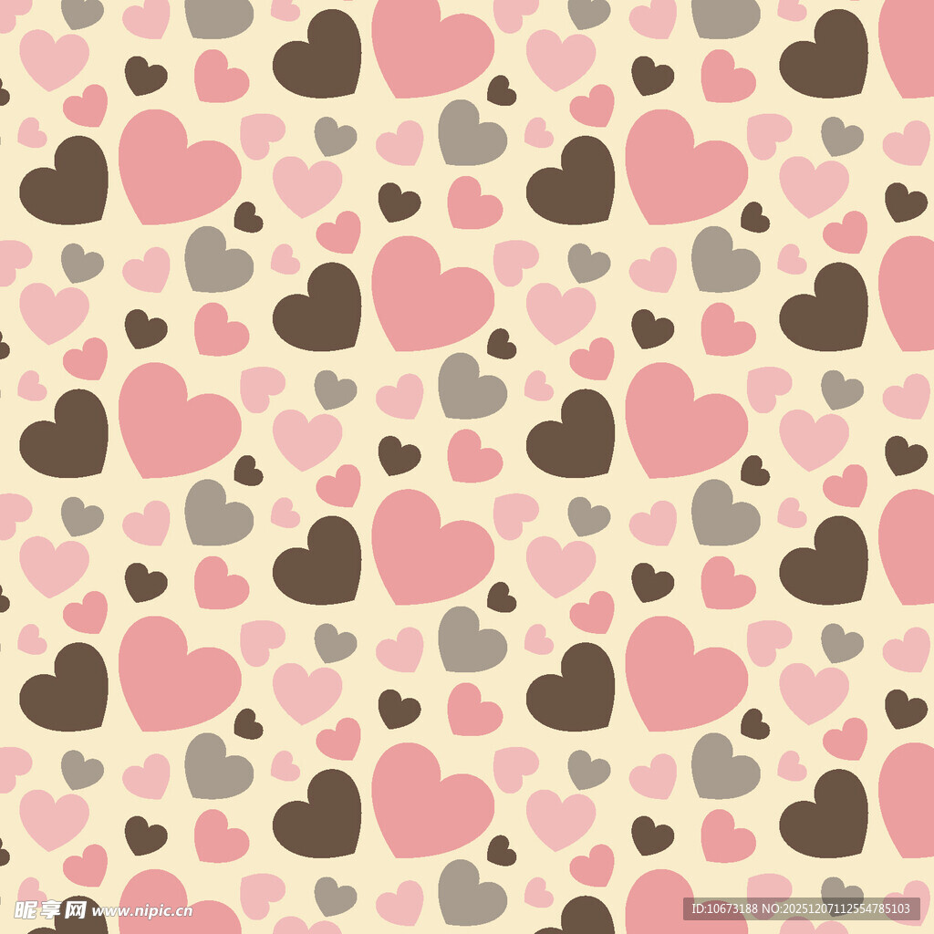 爱心图案背景