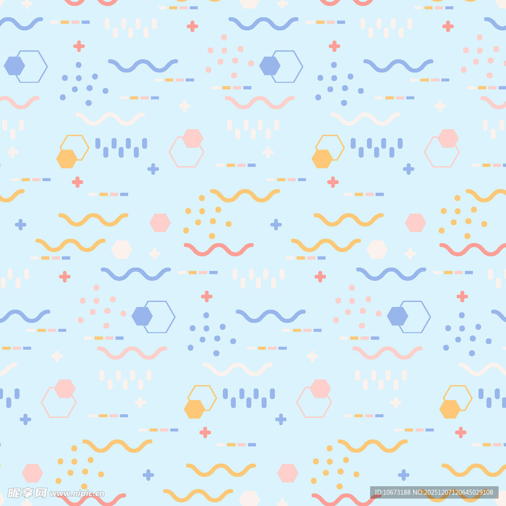 清新几何图案背景纹理