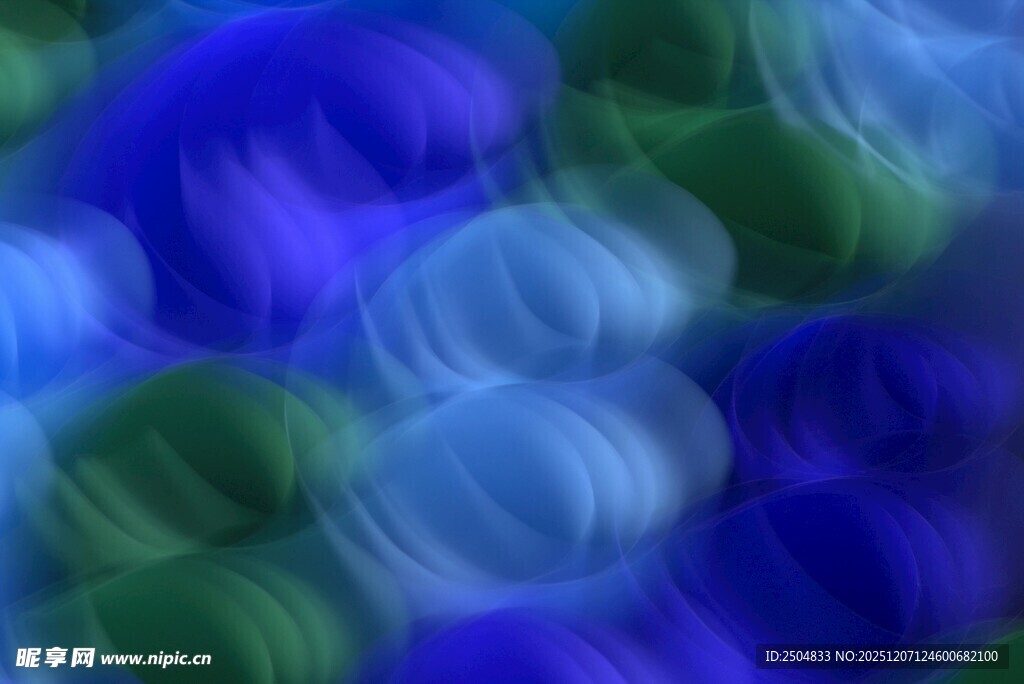 梦幻蓝绿 变抽象背景图