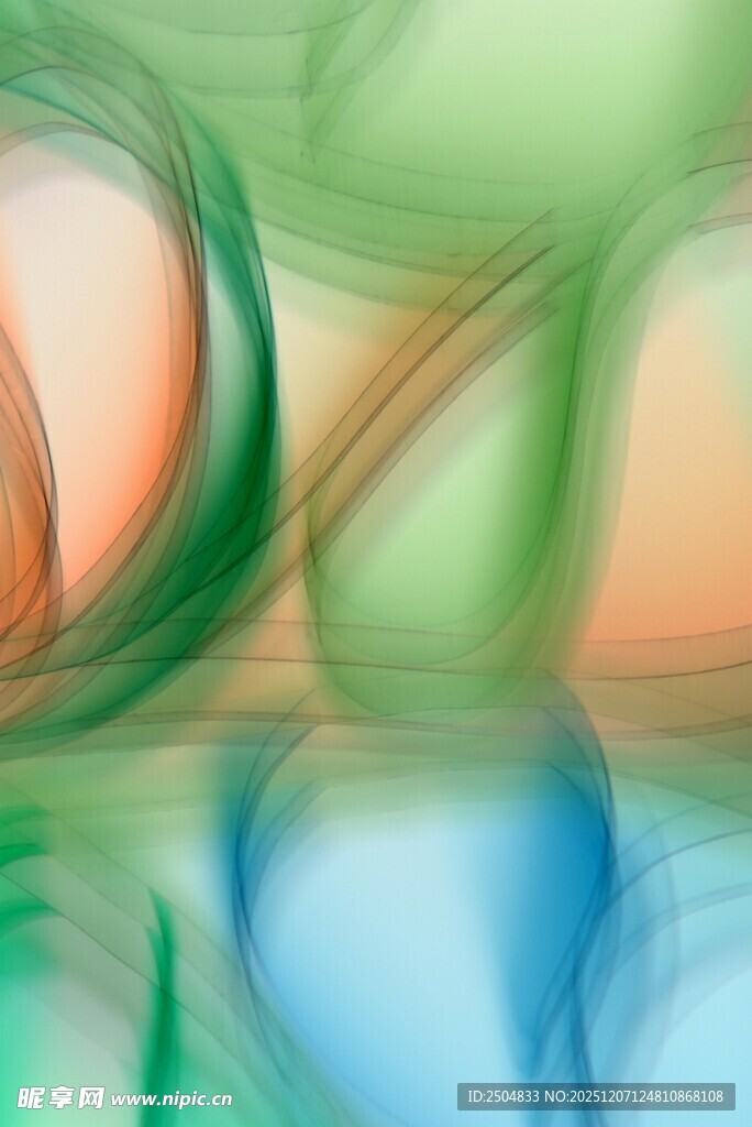 抽象多彩流体艺术图案