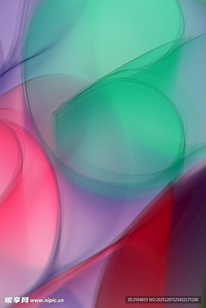 多彩抽象几何光影图案