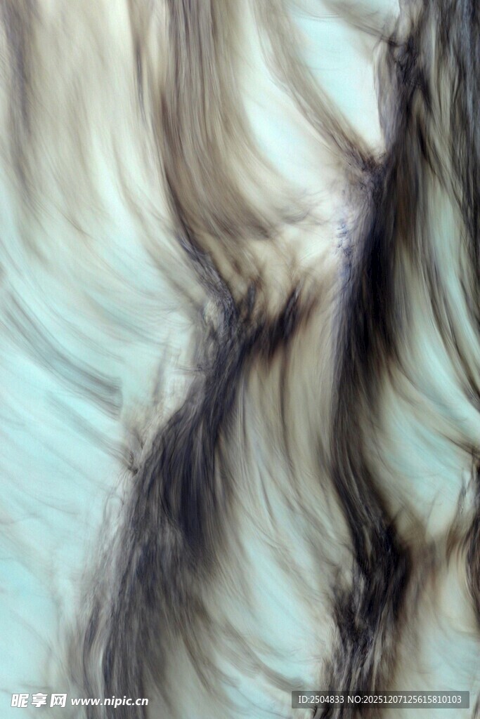 柔顺飘逸的发丝