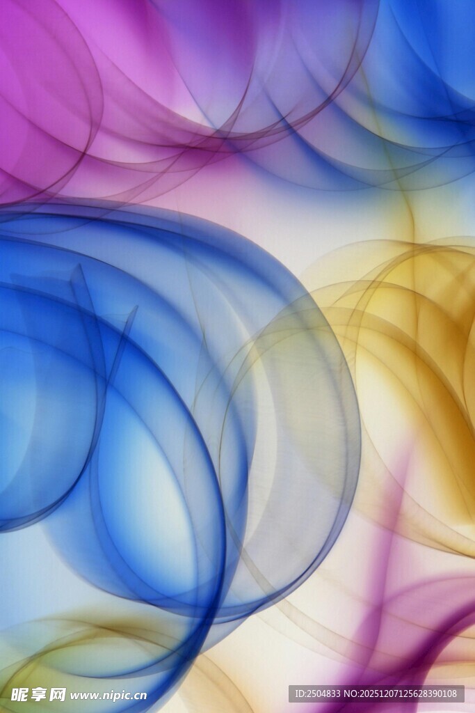 梦幻炫彩抽象流体图案