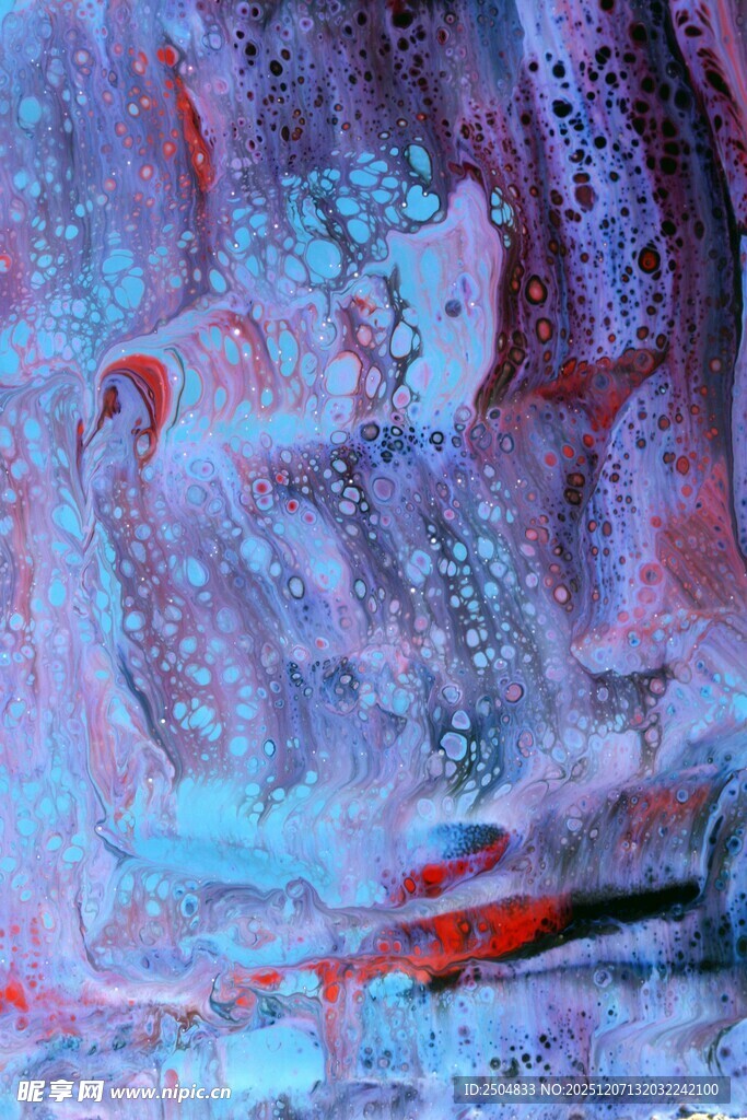 梦幻色彩抽象流体艺术
