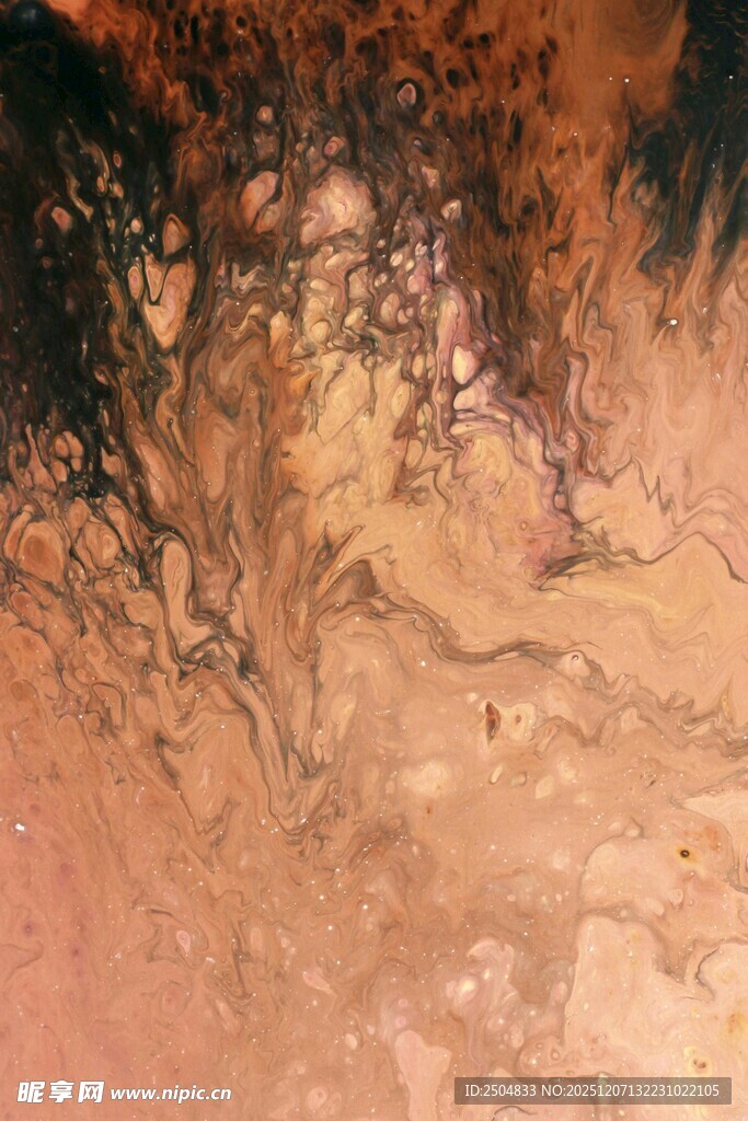 火星表面地貌纹理景观