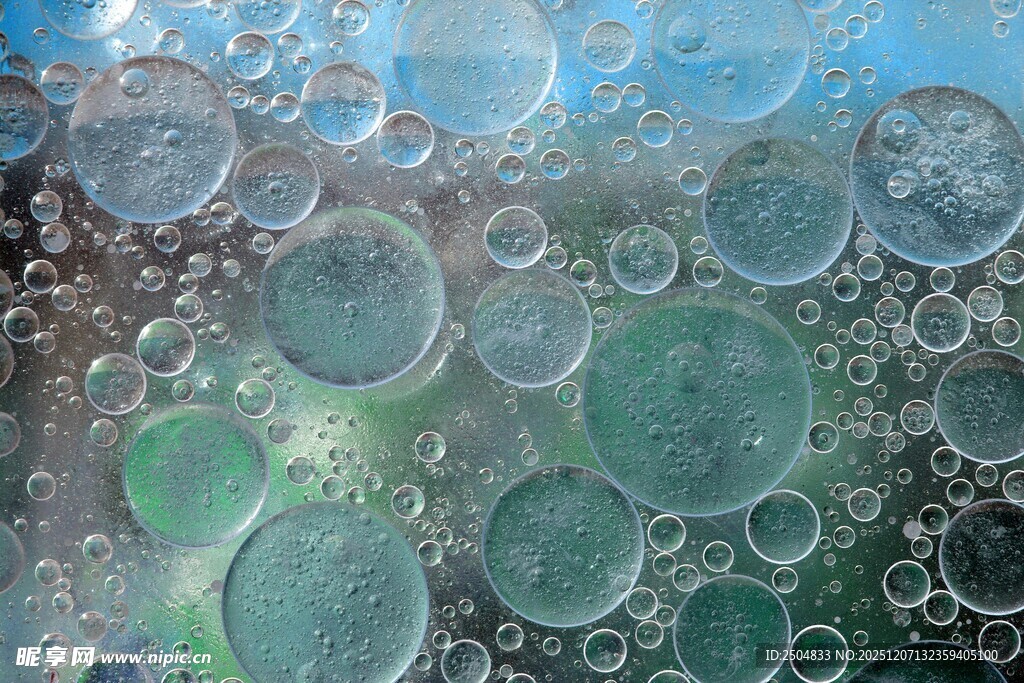 梦幻气泡 水中微观景致