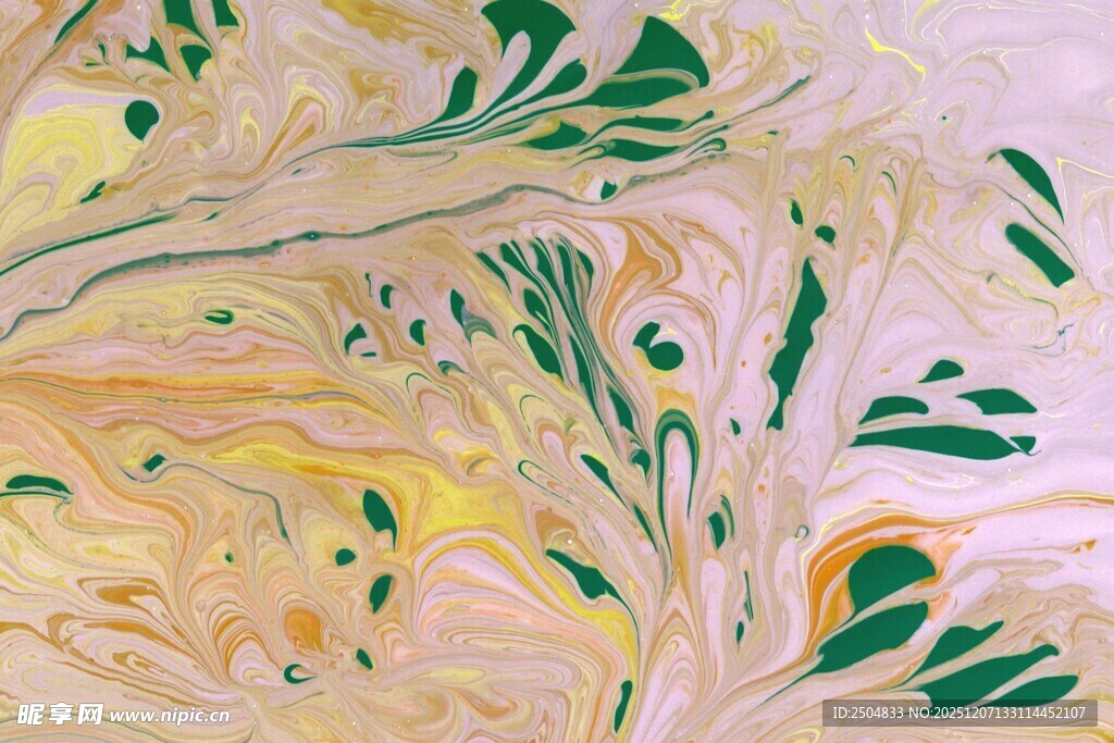 抽象多彩流体艺术纹理图