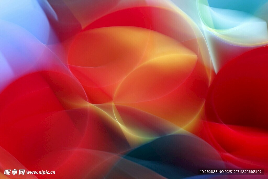 梦幻炫彩抽象光影图案