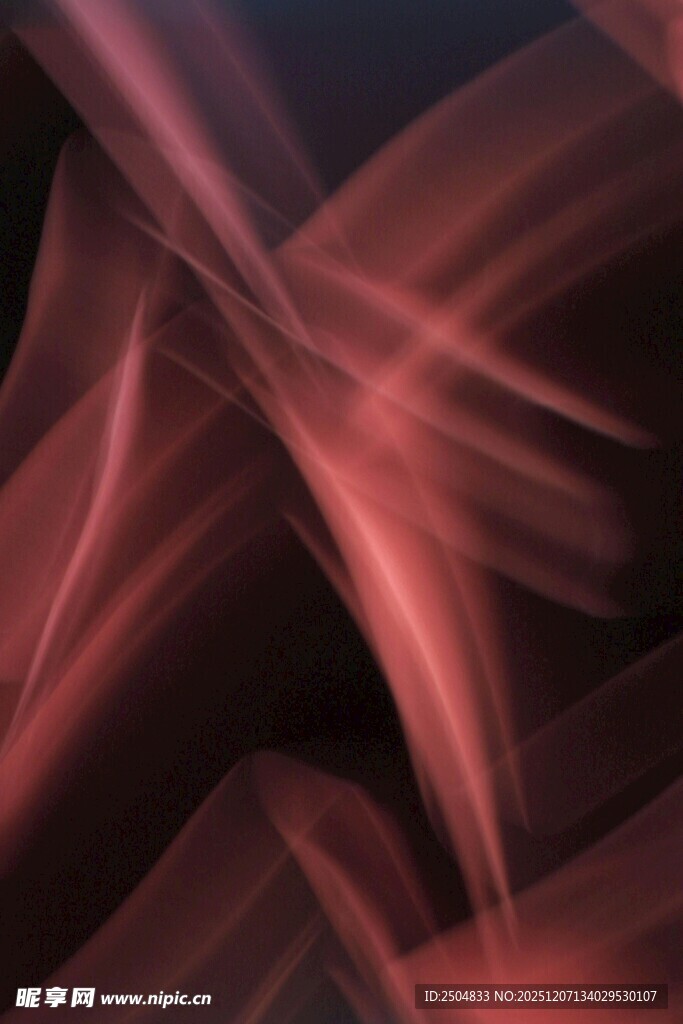 红色动感线条抽象背景图