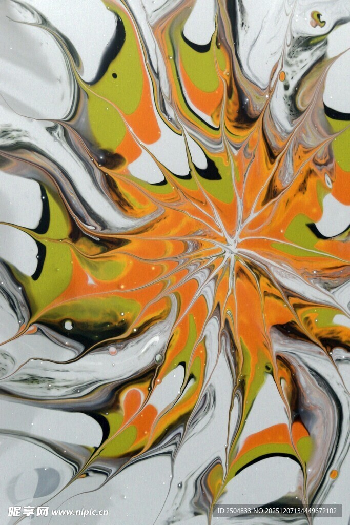 抽象炫彩艺术图案