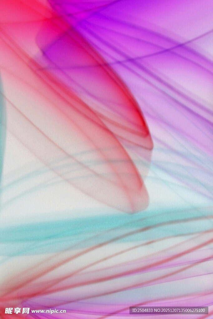 梦幻炫彩抽象线条背景图