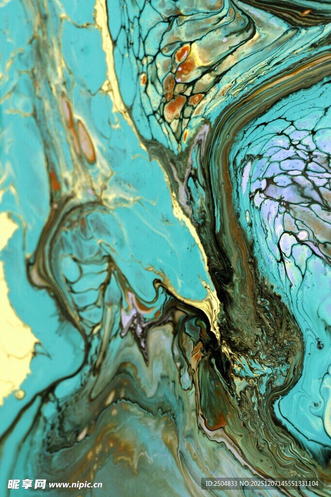 梦幻流体艺术纹理图案