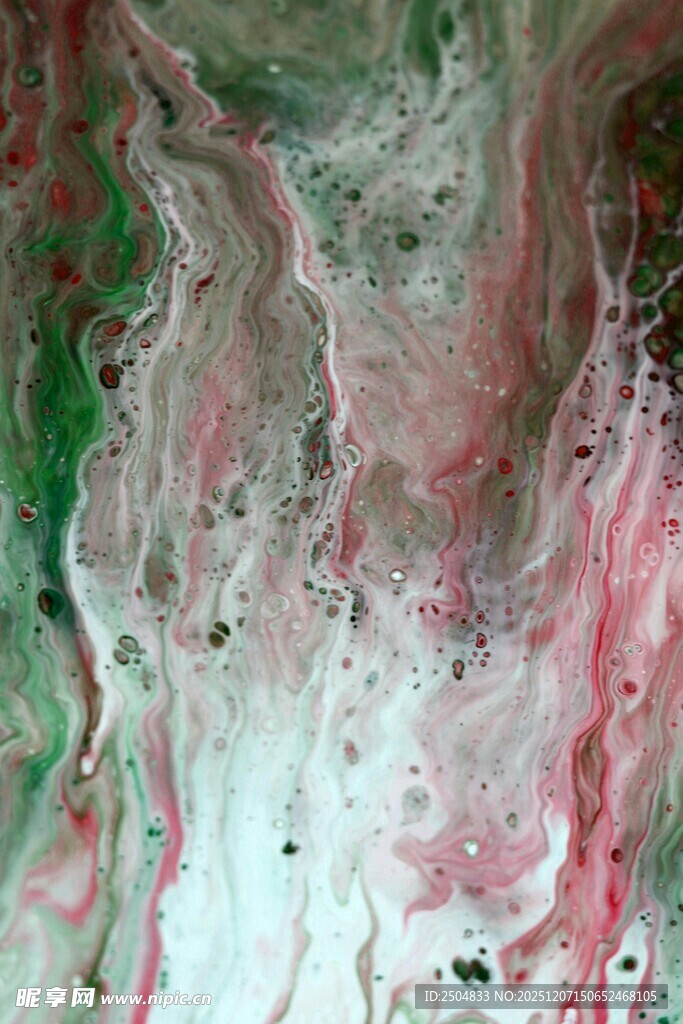 彩色流体艺术纹理画面