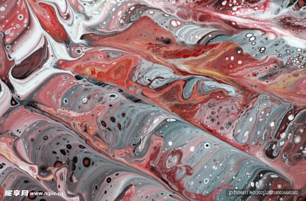 抽象多彩流体艺术纹理