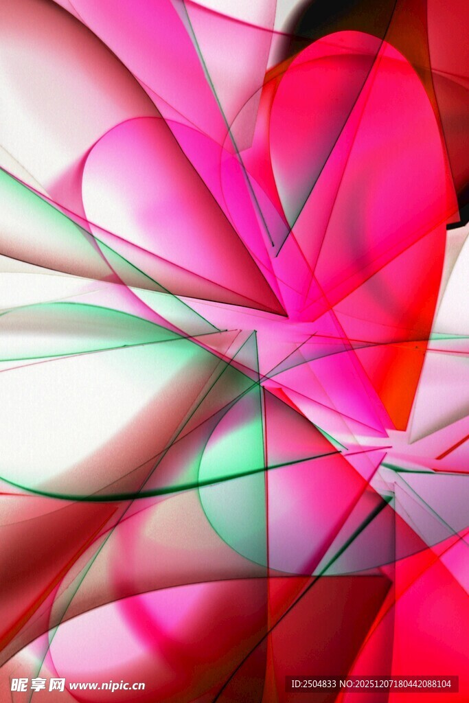 绚丽多彩抽象几何图案