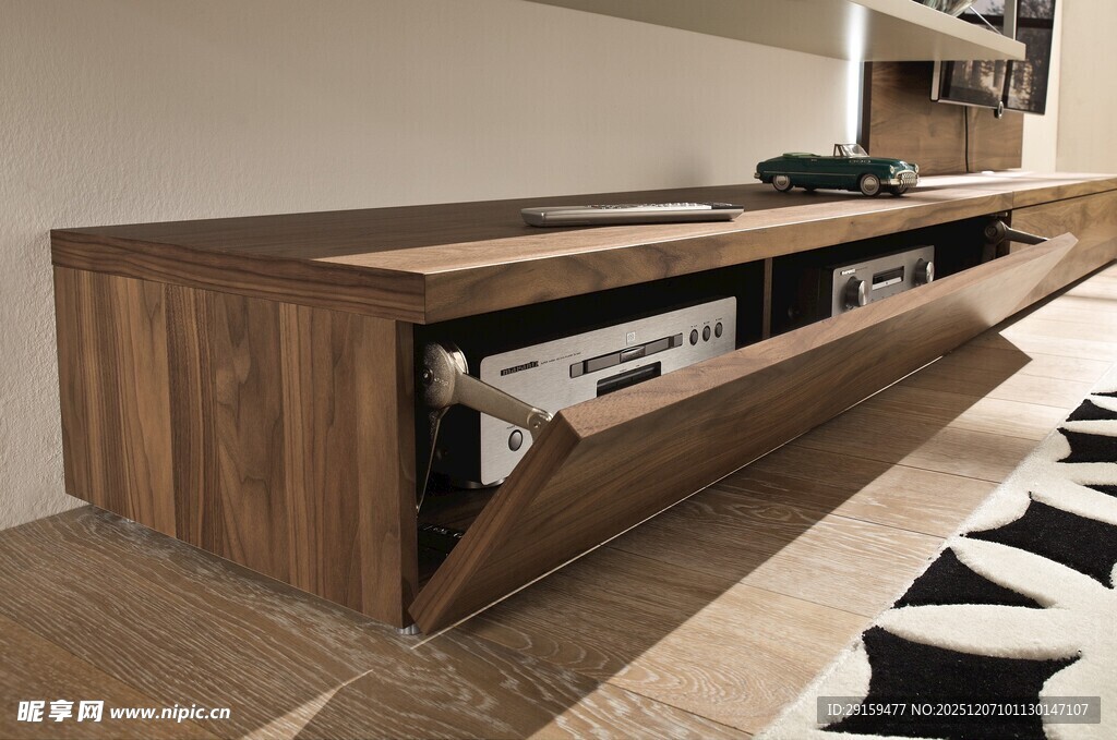 现代简约木质电视柜