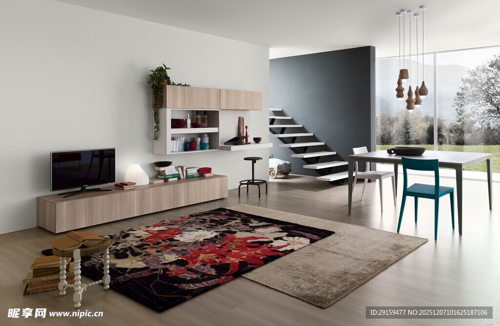 现代简约风格客厅空间