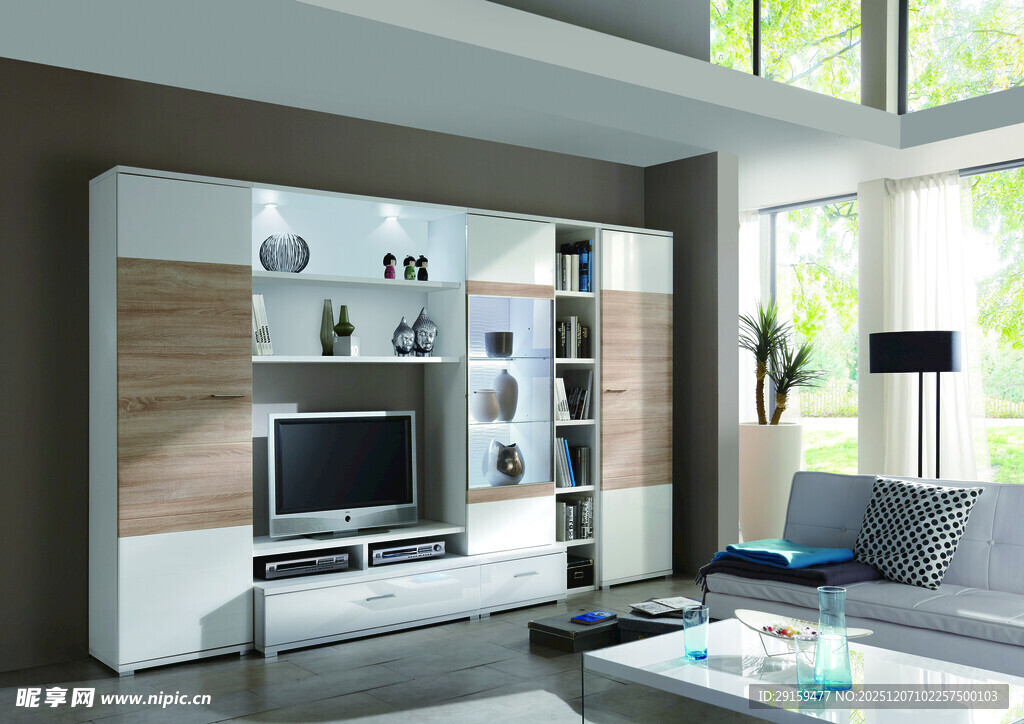 现代简约风格客厅电视柜