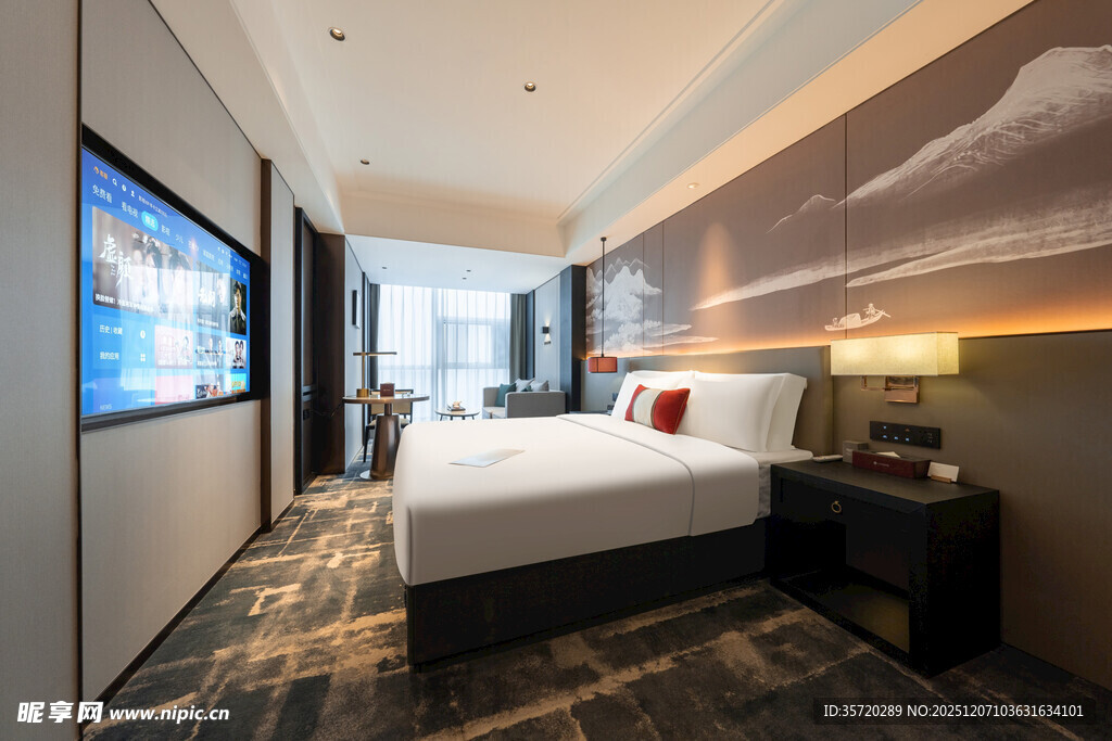 现代简约风格酒店客房