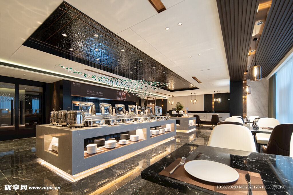 现代时尚咖啡厅室内场景